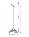 Pendant lamp UMB white