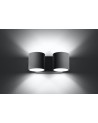 Wall lamp ORBIS 2 grey