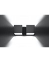 Wall lamp QUAD 2 grey