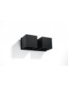 Wall lamp QUAD 2 black