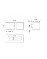 Wall lamp QUAD 2 black