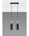 Pendant lamp BORGIO 2 black