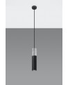 Pendant lamp BORGIO 1 black