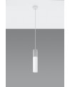 Pendant lamp BORGIO 1 white