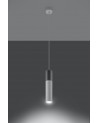 Pendant lamp BORGIO 1 white