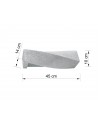 Wall lamp SIGMA concrete