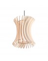 Pendant lamp ORIANA wood
