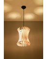 Pendant lamp ORIANA wood