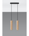 Pendant lamp LINO 2 wood