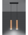 Pendant lamp LINO 2 wood