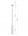 Pendant lamp LINO wood