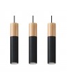 Pendant lamp PABLO 3 black