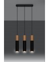Pendant lamp PABLO 3 black