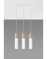 Pendant lamp PABLO 3 white