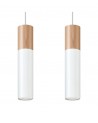 Pendant lamp PABLO 2 white