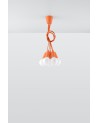 Pendant lamp DIEGO 5 orange