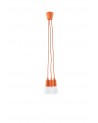 Pendant lamp DIEGO 3 orange