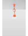 Pendant lamp DIEGO 3 orange