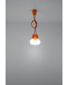 Pendant lamp DIEGO 3 orange