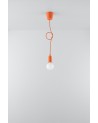 Pendant lamp DIEGO 1 orange