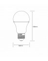 CCT LED GLS 9W Switchable White 2700K/4000K/6400K 800lm