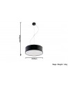 Pendant lamp ARENA 35 black