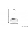 Pendant lamp ARENA 35 grey