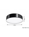 Plafond ARENA 45 black