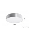 Plafond ARENA 45 grey
