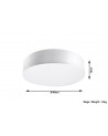 Plafond ARENA 45 white