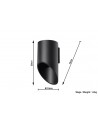 Wall lamp PENNE 20 black