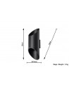 Wall lamp PENNE 30 black