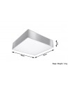 Plafond HORUS 35 grey