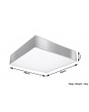 Plafond HORUS 45 grey