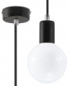 Pendant lamp EDISON black