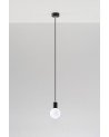 Pendant lamp EDISON black