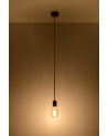 Pendant lamp EDISON black