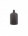 Anya Lampholder Kit, Black Chrome, E27 (Max 60W) c/w Cable Clamp, Suitable For Shades & Cages