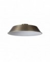 Anya Round 35cm Metal Lampshade With Angled Sides, Antique Brass