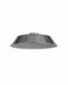 Anya Round 35cm Metal Lampshade With Angled Sides, Chrome