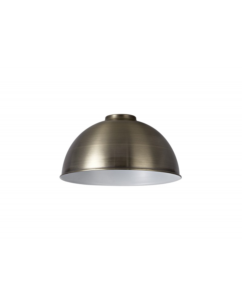 Anya Dome 25cm Metal Lampshade, Antique Brass