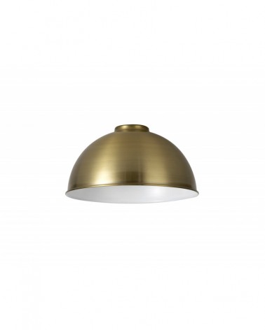 Anya Dome 25cm Metal Lampshade, Gilt Bronze