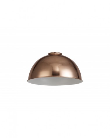 Anya Dome 25cm Metal Lampshade, Rose Gold
