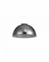 Anya Dome 25cm Metal Lampshade, Chrome