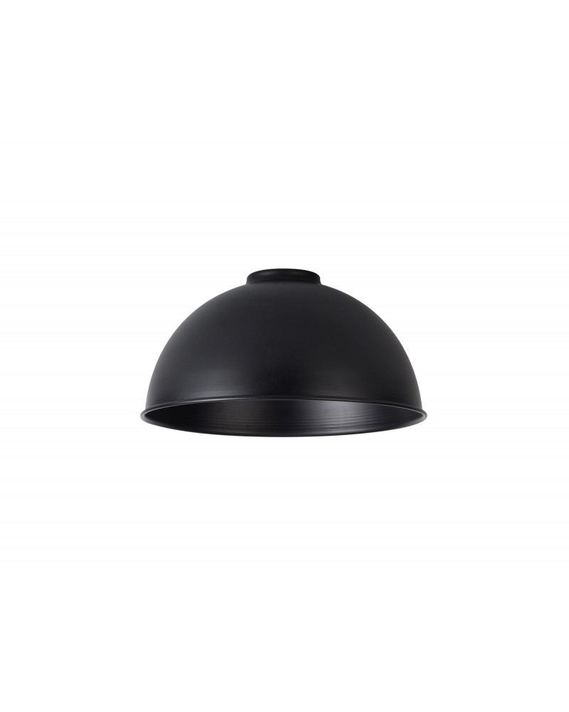 Anya Dome 25cm Metal Lampshade, Black Anya Dome 25cm Metal Lampshade, Black