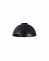 Anya Dome 25cm Metal Lampshade, Black