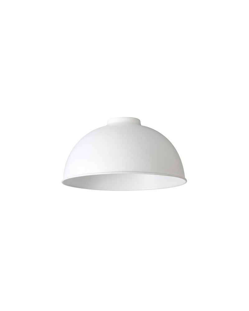 Anya Dome 25cm Metal Lampshade, White Anya Dome 25cm Metal Lampshade, White