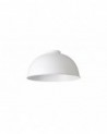 Anya Dome 25cm Metal Lampshade, White