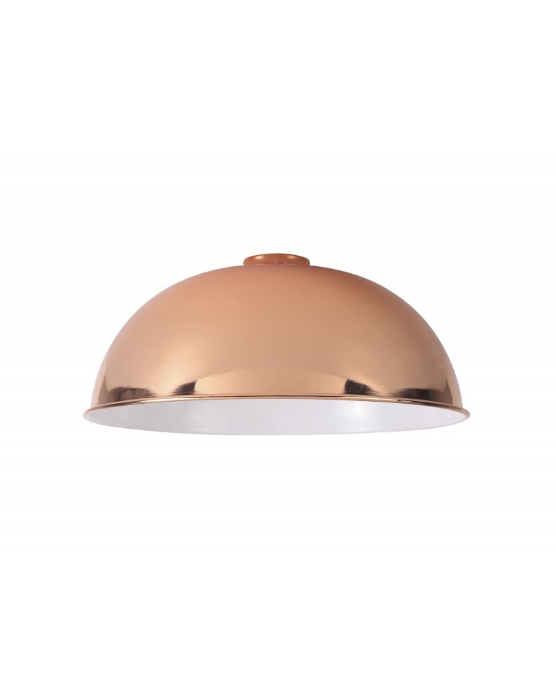 Anya Dome 35cm Metal Lampshade, Rose Gold Anya Dome 35cm Metal Lampshade, Rose Gold