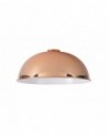 Anya Dome 35cm Metal Lampshade, Rose Gold